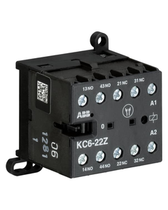 Stycznik pomocniczy KC6-22Z-01, 6A, styki 2NO+2NC, cewka 24V DC