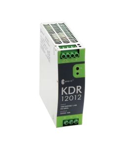 Zasilacz impulsowy KDR 12012, 120W, 12V DC 10A, zasil. 88-264V AC / 124-370V DC, obud. metalowa