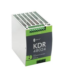 Zasilacz impulsowy KDR 48048, 480W, 48V DC 10A, zasil. 88-264V AC / 124-370V DC, obud. metalowa