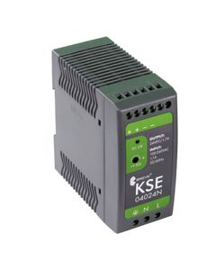 Zasilacz impulsowy KSE 04024N, 40W, 24V DC 1.7A, zasil. 85-264V AC, ob. z tworzywa