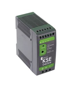 Zasilacz impulsowy KSE 04024P, 40W, 24V DC 1.7A, zasil. 85-264V AC, obud. z tworzywa