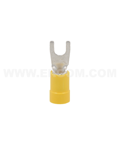 Końcówka widełkowa KWI 6/4 izolowana, 4-6 mm2 (100 szt.)