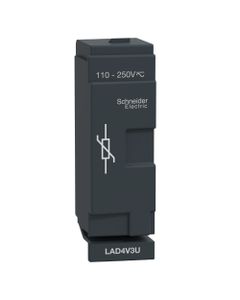 Moduł tłumiący LAD4V3U, 110-250V AC/DC, warystorowy (ograniczenie pików), do styczników LC1D40A/D80A 3P