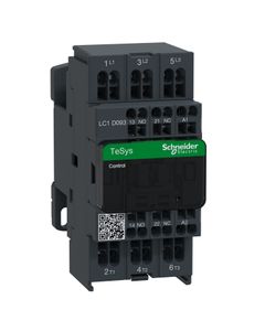 Stycznik LC1D093B7, 3bieg-3NO, 9A w AC3, 4kW, cewka 24V 50/60Hz, styki pom. 1NO+1NC