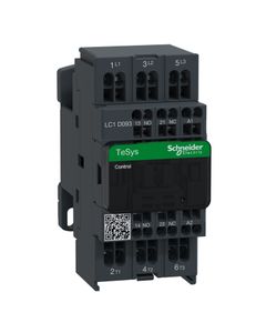 Stycznik LC1D093F7, 3bieg-3NO, 9A w AC3, 4kW, cewka 110V 50/60Hz, styki pom. 1NO+1NC