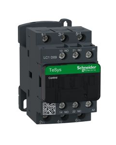 Stycznik LC1D09D7, 3bieg-3NO, 9A w AC3, 4kW, cewka 42V 50/60Hz, styki pom. 1NO+1NC
