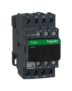 Stycznik LC1D128B7, 4bieg-2NO+2NC, 25A w AC1, cewka 24V 50/60 Hz, styki pom. 1NO+1NC