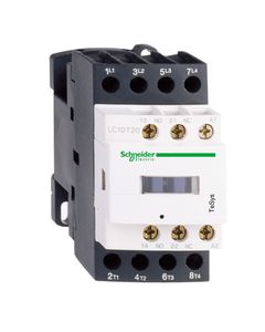 Stycznik LC1D128BD, 4bieg-2NO+2NC, 25A w AC1, cewka 24V DC, styki pom. 1NO+1NC