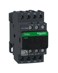 Stycznik LC1D128D7, 4bieg-2NO+2NC, 25A w AC1, cewka 42V 50/60 Hz, styki pom. 1NO+1NC