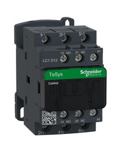 Stycznik LC1D12FE7, 3bieg-3NO, 12A w AC3, 5.5kW, cewka 115V 50/60Hz, styki pom. 1NO+1NC