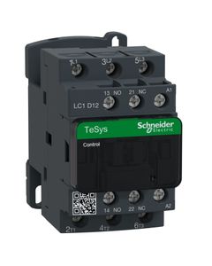 Stycznik LC1D12Q7, 3bieg-3NO, 12A w AC3, 5.5kW, cewka 380V 50/60Hz, styki pom. 1NO+1NC