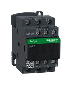 Stycznik LC1D12U7, 3bieg-3NO, 12A w AC3, 5.5kW, cewka 240V 50/60Hz, styki pom. 1NO+1NC