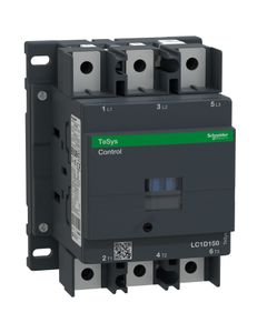 Stycznik LC1D1506P7, 3bieg-3NO, 150A w AC3, 75kW, cewka 230V 50/60Hz, styki pom. 1NO+1NC
