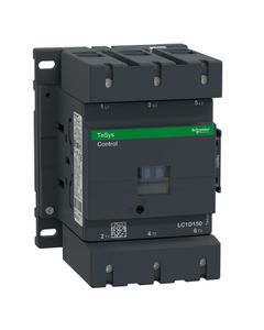 Stycznik LC1D150M7, 3bieg-3NO, 150A w AC3, 75kW, cewka 220V 50/60Hz, styki pom. 1NO+1NC