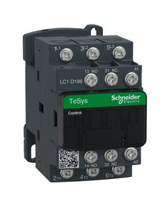 Stycznik LC1D186F7, 3bieg-3NO, 18A w AC3, 7.5kW, cewka 110V 50/60Hz, styki pom. 1NO+1NC