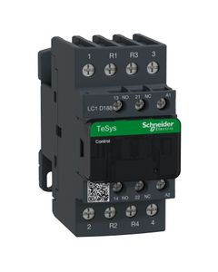 Stycznik LC1D188E7, 4bieg-2NO+2NC, 32A w AC1, cewka 48V 50/60 Hz, styki pom. 1NO+1NC