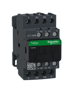 Stycznik LC1D258F7, 4bieg-2NO+2NC, 40A w AC1, cewka 110V 50/60 Hz, styki pom. 1NO+1NC