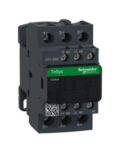 Stycznik LC1D25B7, 3bieg-3NO, 25A w AC3, 11kW, cewka 24V 50/60Hz, styki pom. 1NO+1NC