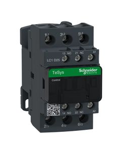 Stycznik LC1D25M7, 3bieg-3NO, 25A w AC3, 11kW, cewka 220V 50/60Hz, styki pom. 1NO+1NC