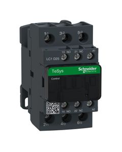 Stycznik LC1D25T7, 3bieg-3NO, 25A w AC3, 11kW, cewka 480V 50/60Hz, styki pom. 1NO+1NC