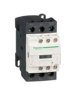 Stycznik LC1D32B7, 3bieg-3NO, 32A w AC3, 15kW, cewka 24V 50/60Hz, styki pom. 1NO+1NC