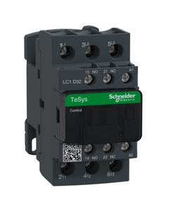 Stycznik LC1D32E7, 3bieg-3NO, 32A w AC3, 15kW, cewka 48V 50/60Hz, styki pom. 1NO+1NC