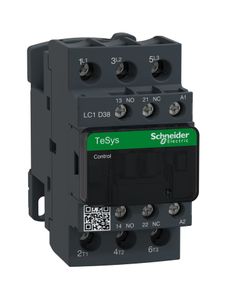 Stycznik LC1D38F7, 3bieg-3NO, 38A w AC3, 18.5kW, cewka 110V 50/60Hz, styki pom. 1NO+1NC