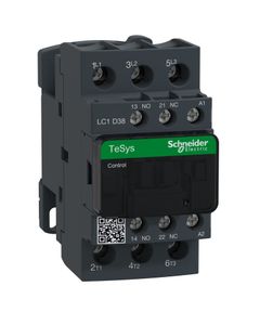 Stycznik LC1D38P5, 3bieg-3NO, 38A w AC3, 18.5kW, cewka 230V 50Hz, styki pom. 1NO+1NC