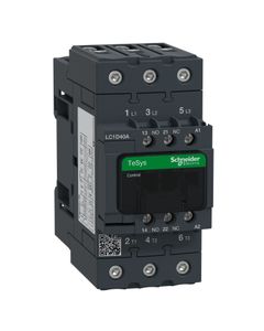 Stycznik LC1D40AB5, 3bieg-3NO, 40A w AC3, 18.5kW, cewka 24V 50Hz, styki pom. 1NO+1NC