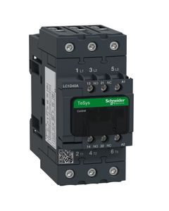 Stycznik LC1D40AFE7, 3bieg-3NO, 40A w AC3, 18.5kW, cewka 115V 50/60Hz, styki pom. 1NO+1NC