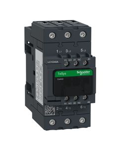 Stycznik LC1D40AP5, 3bieg-3NO, 40A w AC3, 18.5kW, cewka 230V 50Hz, styki pom. 1NO+1NC