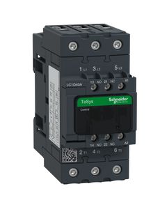 Stycznik LC1D40AS7, 3bieg-3NO, 40A w AC3, 18.5kW, cewka 500V 50/60Hz, styki pom. 1NO+1NC