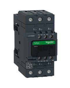 Stycznik LC1D50AM7, 3bieg-3NO, 50A w AC3, 22kW, cewka 220V 50/60Hz, styki pom. 1NO+1NC