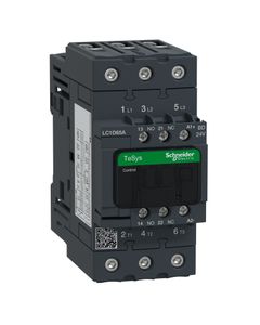 Stycznik LC1D65ABD, 3bieg-3NO, 65A w AC3, 30kW, cewka 24V DC, styki pom. 1NO+1NC