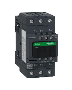 Stycznik LC1D65AED, 3bieg-3NO, 65A w AC3, 30kW, cewka 48V DC, styki pom. 1NO+1NC