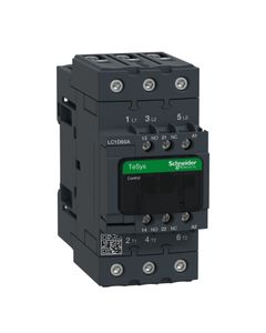 Stycznik LC1D65AM7, 3bieg-3NO, 65A w AC3, 30kW, cewka 220V 50/60Hz, styki pom. 1NO+1NC