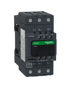 Stycznik LC1D65AU7, 3bieg-3NO, 65A w AC3, 30kW, cewka 240V 50/60Hz, styki pom. 1NO+1NC