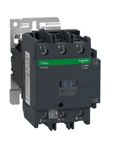 Stycznik LC1D80ED, 3bieg-3NO, 80A w AC3, 37kW, cewka 48V DC, styki pom. 1NO+1NC