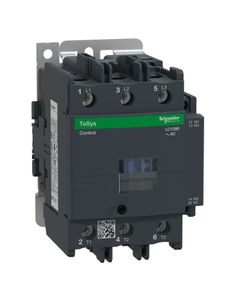 Stycznik LC1D80F7, 3bieg-3NO, 80A w AC3, 37kW, cewka 110V 50/60Hz, styki pom. 1NO+1NC