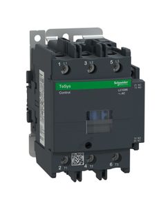 Stycznik LC1D95E7, 3bieg-3NO, 95A w AC3, 45kW, cewka 48V 50/60Hz, styki pom. 1NO+1NC