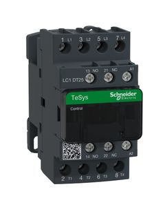 Stycznik LC1DT25E7, 4bieg-4NO, 25A w AC1, cewka 48V 50/60 Hz, styki pom. 1NO+1NC