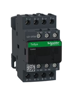 Stycznik LC1DT25F7, 4bieg-4NO, 25A w AC1, cewka 110V 50/60 Hz, styki pom. 1NO+1NC