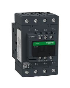 Stycznik LC1DT80AP7, 4bieg-4NO, 80A w AC1, cewka 230V 50/60 Hz, styki pom. 1NO+1NC