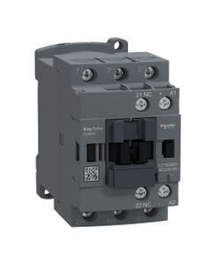 Stycznik Easy TeSys LC1E0601BD, 3bieg-3NO, 6A w AC3, 2.2kW, cewka 24V DC, styki pom. 1NC