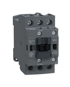 Stycznik Easy TeSys LC1E3810BD, 3bieg-3NO, 38A w AC3, 18.5kW, cewka 24V DC, styki pom. 1NO