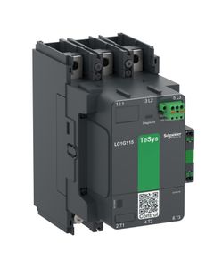 Stycznik LC1G185KUEN, 3bieg-3NO, 185A w AC3, 90kW, cewka 100-250V AC/DC, styki pom. 1NO+1NC, wersja standard