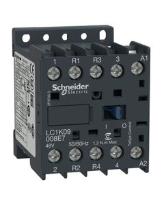 Stycznik LC1K09008D7, 4bieg-2NO+2NC, 20A w AC-1, 42V 50/60 Hz