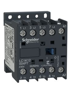 Stycznik LC1K12004P7, 4bieg-4NO, 20A w AC-1, 230V 50/60 Hz