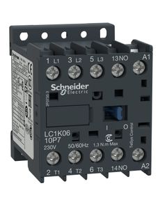 Stycznik LC1K1210Q7, 3bieg-3NO, 12A w AC3, 5.5kW, cewka 380V 50/60Hz, styki pom. 1NO