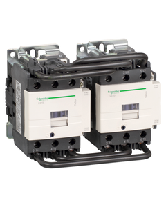 Stycznik nawrotny LC2D95P7, 3bieg-3NO, 98A, 45kW w AC-3, 230V 50/60 Hz, styki pom. 1NO+1NC